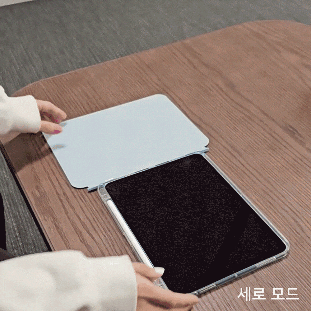 NEW🔥매직멀티스탠드🚀에잇몬 연탄 먼지 캐릭터 아이패드 슬라이드 매직 멀티 스탠딩 케이스 아이패드 7 8 9 10 미니 에어 5 4 프로11 프로12.9인치 호환 상세 이미지 3